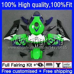 Injektion för Honda CBR Green Black 600F5 600 CC CBR600 RR 2003 2004 49HM.40 CBR600F5 CBR600RR 03 04 CBR 600RR 600 RR F5 03 04 OEM FAIRING