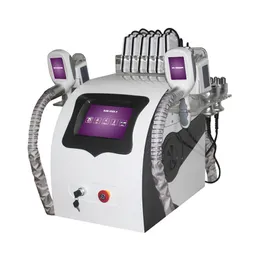 5 i 1 sval form Cryo Fat Freezing Fat Freeze Slimming Cryolipolysis Lipo Laser Ultrasonic Cavitation RF Body Fat Borttagning Machine For Salon