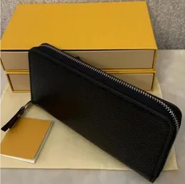 bags Single Zipper Wallet WALLET the Most Stylish Way To Carry Around Money, Cards And Coins Men Leather Purse Card Holder Long Business 60017