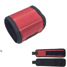 その他のハンドツール磁気リストバンドポケットツールベルトポーチバッグネジホルダー保持工具磁気ブレスレット実用的な強力なチャックRRF13438