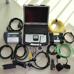 Bereit zur Verwendung von SD Connect C4 und ICOM als nächstes für BMW mit 2024 Soft-Ware SSD Voller Set im CF31-Diagnose-Laptop