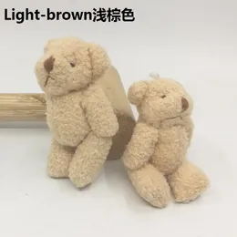 50pcs kawaii mini小6cmアクセサリーぬいぐるみ -  6cmジョイントベアぬいぐるみ玩具人形装飾クマのおもちゃ人形