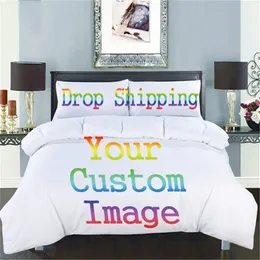 ZEIMON 3D Printing Custom Bedding Set Microfiber Home Textiles Twin Queen King Size Duvet Cover Sets 201021