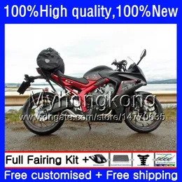 Kit For HONDA CBR 650 F CBR-650F 2011 2012 2013 2014 2015 53HM.14 CBR 650F CBR650 F Gloss blk hot CBR-650 CBR650F 11 12 13 14 15 16 Fairings