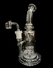 Super dicke Torus 2021 Glasbongs Torus Recycler Rauchglas Wasserpfeifenbongs Fab Egg Dab Rigs Glas Wasserpfeifen 14,4 mm Gelenk