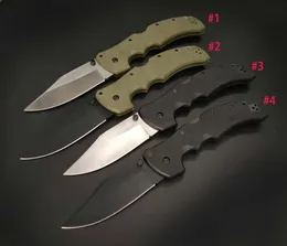 1Pcs New Tactical Folding Knife S35VN Drop Point Satin/Black Blade Black/Green G10 Handle Outdoor Survival EDC Pocket Knives