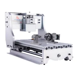 Classic 3020 4axis CNC Router Aluminium Frame for Engraving Drilling and Milling Machine Wood Router Lathe with Rotary Axis