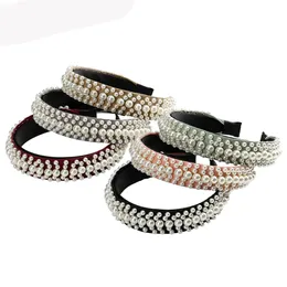 Irregular Artificial Pearl Head Bezel For Female Knitted Comfortable Women Hair Accessory Many Colors Optional Headwear