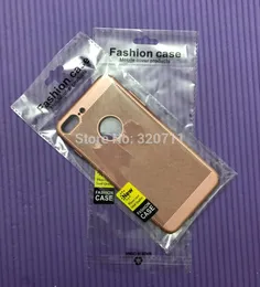 6000PCS Klar plastlagring OPP Poly Självhäftande väska med hänghål för iPhone 12 Pro XS XR Bakväska för Samsung S7 S8 Case