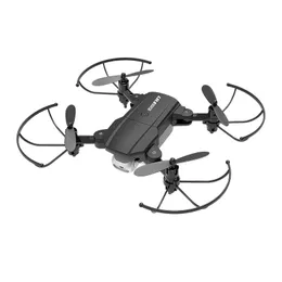 F87 4K HD Double Camera FPV Mini Dronetoy, spårflygning, huvudlös läge, LED-lätt höjdhåll, gestfoto quadcopter, barngåva, 3-1