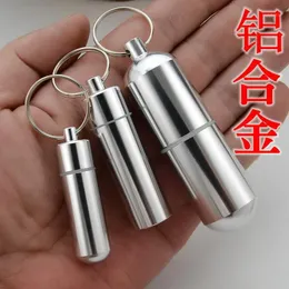 Anahtarlıklar Yaratıcı Açık Araçlar Çok Fonksiyonlu Portatif Paslanmaz Çelik Kutu Su Geçirmez Ana Zincir Yüzük Kadın Metal Adam Keychain1