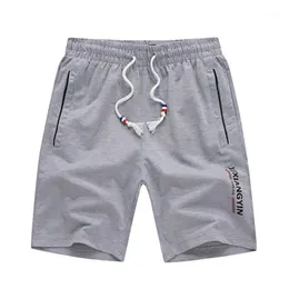 Svart löpande shorts solid sommar plus storlek män 8xl casual shorts korg homme bermudas mens sweatpants polyester 40DT0151