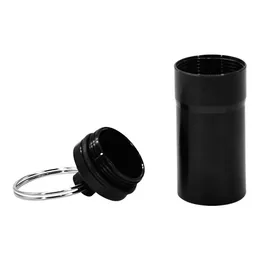 Toppuff Aluminiowy Palenia Stash Jar Herb Schowek Kontener 9ml Mini Air Tight Downośrodowy Brelok Styl