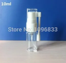 10ml Bottle Spray Oral, Plastic Atomizer, Frasco médico, garrafa Tronco Nasal, 100PCS / Lot