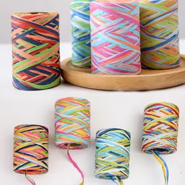 Colorful Shredded Crinkle Paper Raffia Candy Boxes DIY Gift Box Filling Material Tissue Party Gift Packaging Filler Decor yq02857