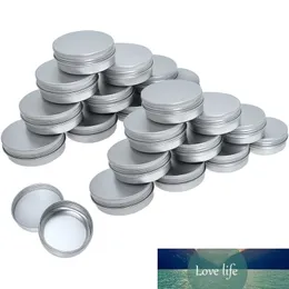 30PCS 5G 10G 15G 20G 30G 50g Tomma Silver Aluminium-burkar Skruv Top Round Candle Spice Bins burkar med skruvlocksbehållare