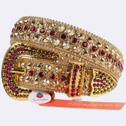 Gold Belt Rhinestone Male Belt Vintage Leather Strap For Women Luxury Design Brand Studded Diamond Belt Cintos Femininos De Luxo AA220312