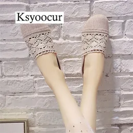 العلامة التجارية Ksyoocur جديد السيدات النعال الأحذية عارضة النساء أحذية مريحة الربيع / الخريف / الصيف النساء النعال الأحذية x02 Y200423