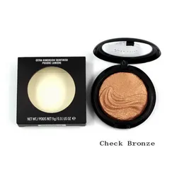 Bronzer Makeup Face Powder تحقق من البرونز البعد الإضافي البشرة المعدنية