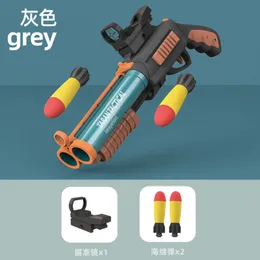 Soft Bullet Mortar Toy Gun Launcher Fucile manuale S686 Shooting Toy Foam Dart Blaster per bambini Regali di compleanno per ragazzi