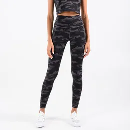 Yoga Kıyafetler Chreifit Yüksek Kaliteli Kamuflaj Pantolon Kadın Spor Salonu Yüksek Bel Leopar Baskı Elastik Sıkı Eğitim Koşu Legging Hızlı Kuru