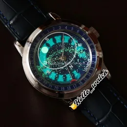 2 Style Super Complex 6102P-001 Miyota 8215 Automatisk Herrklocka Starry Sky Galaxy Blue Dial 6102 6104 Stålfodral Läderrem Klockor Hello_Watch HWPP G33B (1)