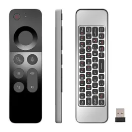 W3 2.4G Sans Fil Voix Air Souris Télécommande Mini Clavier Pour Android TV  BOX Windows Mac OS Linux Gyroscope Du 10,14 €