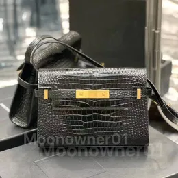 Bolsas de noite Bolsas Designer Alligator Bolsa de Ombro Luxo Bolsa Manhattan Bolsa Mini Totes Weave Cartas Meia Lua Crocodilo Mulheres Crossbody Batchbody