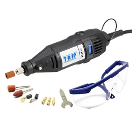 130W Elektrisk rotationsverktyg Variabel hastighet Mini Drill Dremel Style Power Tools Gravering Borrning Poleringsmaskin för DIYER 201225