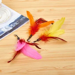 Cat Toys Supplies Pet Home & Garden Teasing Feather Replacement Options Plastic Stick Bell Toy Drop Delivery 2021 G4Wmq
