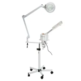 2 in 1 Facial Steamer & 5X Magnifying Lamp UV Ozone Steamer Machine Spa Salon Beauty Equipment US Plug