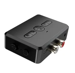 Bluetooth 5.0 Verici Alıcısı Kablosuz Adaptörü 3.5mm AUX Jack RT01 Ses Adaptörü PC TV Araba Hoparlör TX RX Için