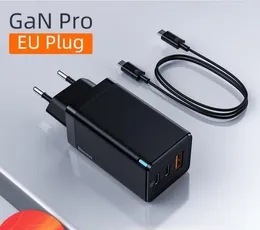 Youpin Baseus GAN 65W Caricatore USB C Caricatore rapido 4.0 3.0 QC4.0 QC PD3.0 PD USB-C Tipo C Caricatore USB veloce per Macbook Pro iPhone Samsung