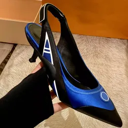 2022 wiosenne i jesienne sandały w nowym stylu szpiczasty nosek seksowne damskie buty wizytowe projektant luksusowe wysokiej jakości buty damskie 35-41 rozmiar z pudełkiem