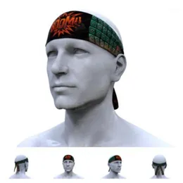 Drukowanie Bandana Fishing Headscarf Style Foulard Mężczyźni / Kobiety Outdoor Banada Drop Cycling Caps Maski