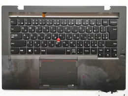 جديد الأصلي لوحة مفاتيح الكمبيوتر المحمول لينوفو thinkpad x1 الكربون 2nd نوع الجنرال 20A7 20A8 palmrest غطاء حالة اليابان 04x6593 00hm031