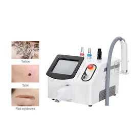 High power Portable Picosecond Painless Nd YAG Laser Eyebrows Tattoo Removal Machine Q Switched 1064nm 532nm 1320nm for All Pigment Removal Beauty Equipment