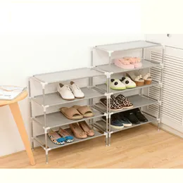 New Non-woven Fabric Storage Shoe Rack Hallway Cabinet Organizer Holder 2/3/4/5/6 Layers Select Shelf DIY Home Furniture 201109
