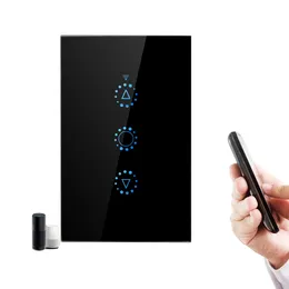 Wi-Fi Smart Dimmer TouchスイッチボイスコントロールAlexa Googleホームアプリリモコンスケジュールファミリ共有ライトコントロールタッチ