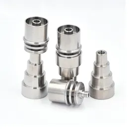 Free DHL 16mm 20mm Heater DNAIL Titanium ENAIL 6 in 1 Female & Male adjustable Grade 2 Domeless Titanium E-Nail vs ceramic