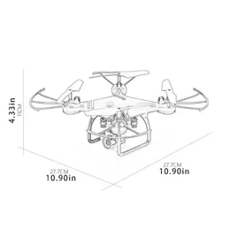 Hjhrc Drone Manual HD Camera Drone With Remote Control, RC Quadcopter