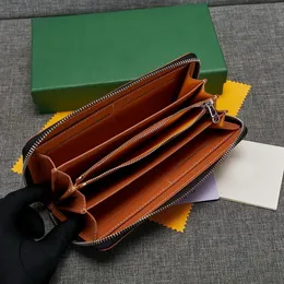 高品質の有名なブランドの新しいジッパーGyレディースウォレットキャンバスロングウォレット財布財布ホルダー小切手帳バッグこの財布はD242Gを持っています