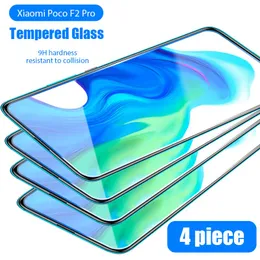 4Pcs Vetro temperato per Xiaomi Mi 9T 11i A2 A3 Note 10T Pro Lite 5G Vetro protettivo per Poco F2 F3 M2 M3