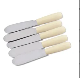 2022 new Stainless Steel Cutlery Butter Spatula Wood Butter Knife Cheese Dessert Jam Spreader Breakfast Tool
