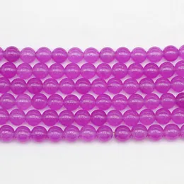 4 6 8 10 12 mm viola chiaro pietra di cristallo di quarzo perline rotonde branello distanziatore allentato per risultati di creazione di gioielli fai da te H jlliuc