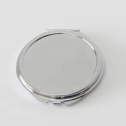 Mini Silver Color Customized Round Compact Mirror (6.2*6.6cm)