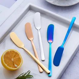 High Quality Stainless Steel Avocado Breakfast Bread Cheese Tools Cream Butter Knife Kitchen Cheese Knives XG0429