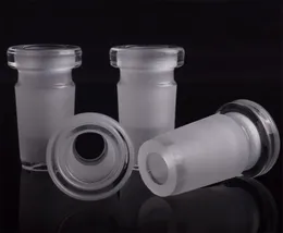 Akcesoria do palenia Mini konwerter szklany Adapter 10mm do 14mm 18mm żeńskie męskie złącze redukcyjne do kwarcowego Banger Bongs wodne Dab Rigs