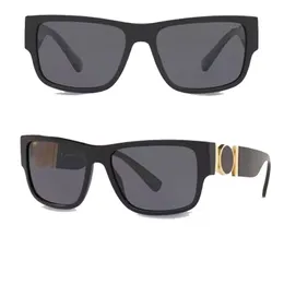 Solglasögon Män Svart Mode Temple 4369 Sportglasögon Klassisk Cutout Style Solglasögon Designer Kvinnor UV400 Original Box