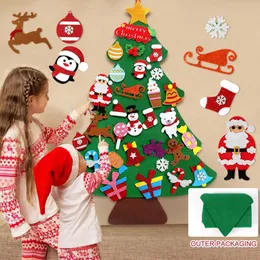 3D DIY Feltro Cônico Natal Presente Presente Cristmas Decoração De Natal Decorações De Natal Para Casa Ano Novo Deco Noel 201023